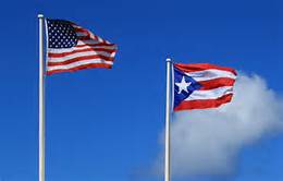 Picture of US Flag and Puerto Rico Flag